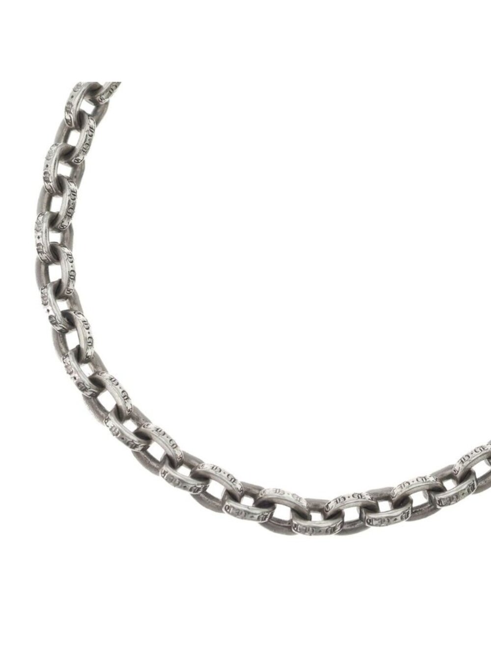 Chrome Hearts Paper Chain 20 Necklace Silver